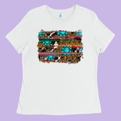 Ladies Tee western background