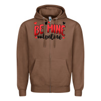 Chestnut be mine valentine Zipper Hoodie - MaliasSmallBusiness