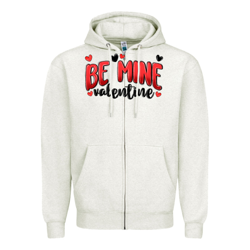 Be Mine Valentine Zipper Hoodie by MaliasSmallBusiness | Teevron