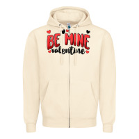 Sandshell be mine valentine Zipper Hoodie - MaliasSmallBusiness