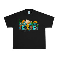 Black wife mom teacher with sunflowers Urban Heavy Tee - AdoDesignShop