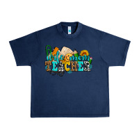 Navy wife mom teacher with sunflowers Urban Heavy Tee - AdoDesignShop