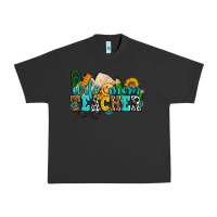 Pigment Black wife mom teacher with sunflowers Urban Heavy Tee - AdoDesignShop