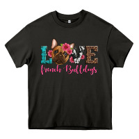 Love French Bulldogs Heavy Core Tee | Teevron