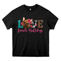 Black love french bulldogs Heavy Core Tee - Artiststas