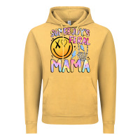 Vintage Mustard somebody's feral mama Vintage Hoodie - JahusDesignShop