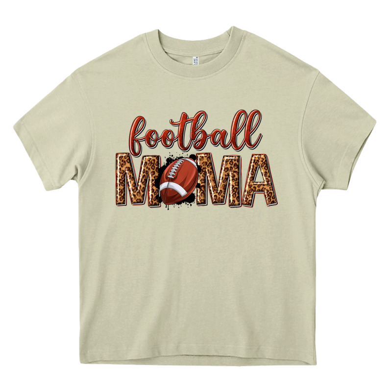 Football Mama Heavy Core Tee by texasbilliewilder | Teevron