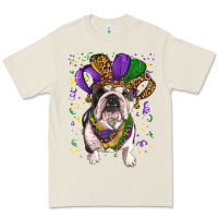 Bone mardi gras hat  english bulldog Premium Tee - RanaPortraitStore