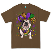 Cacao mardi gras hat  english bulldog Premium Tee - RanaPortraitStore