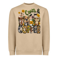 Mushroom cows and coffee cups Heavyweight Sweatshirt - Jasminsmagicworld