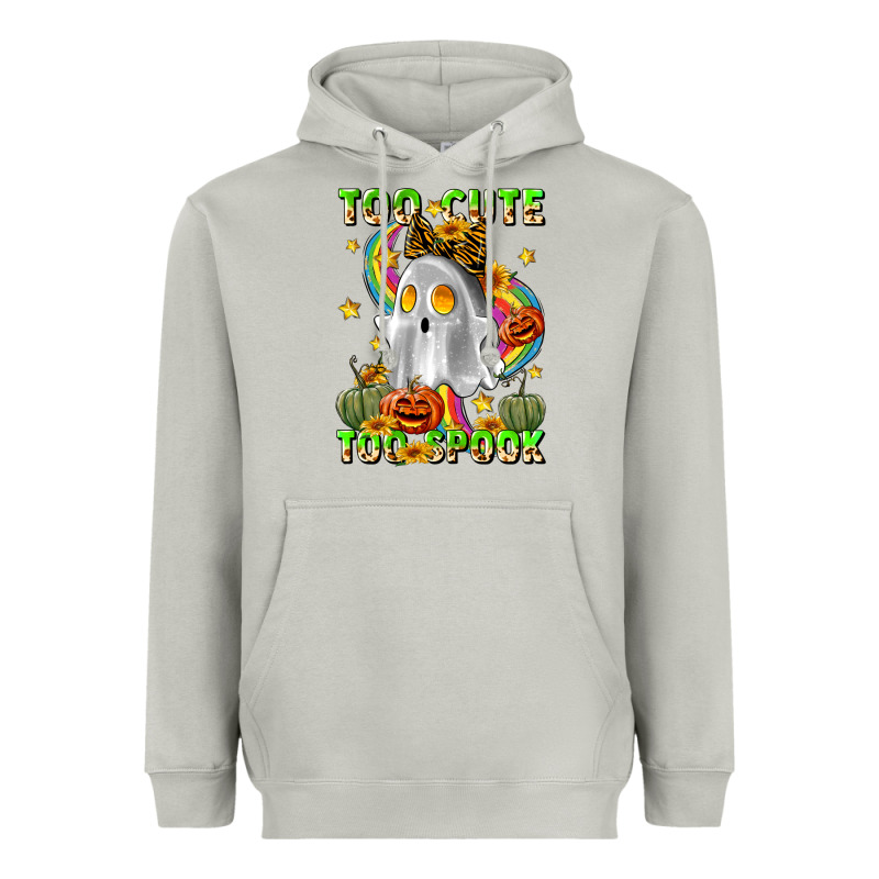 Too Cute Too Spook Heavyweight Hoodie by LillyAllenDesigns | Teevron