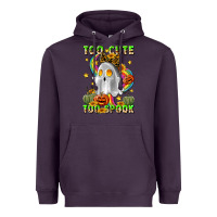 Plum too cute too spook Heavyweight Hoodie - LillyAllenDesigns