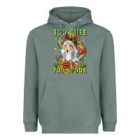 Sage too cute too spook Heavyweight Hoodie - LillyAllenDesigns
