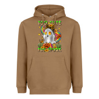 Toasted Coconut too cute too spook Heavyweight Hoodie - LillyAllenDesigns