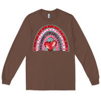 Chestnut valentine's day rainbow Long Sleeve Tee - BarkalooDesign