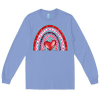 Valentine's Day Rainbow Long Sleeve Tee | Teevron