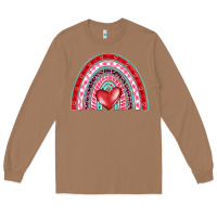 Toasted Coconut valentine's day rainbow Long Sleeve Tee - BarkalooDesign
