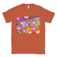 Copper colourful pumpkin background Classic Tee - AdoDesignShop