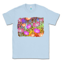 Dusty Blue colourful pumpkin background Classic Tee - AdoDesignShop