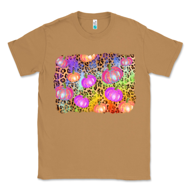 Colourful Pumpkin Background Classic Tee by AdoDesignShop | Teevron