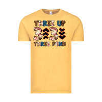 Vintage Mustard three up three down Vintage Tee - AdoDesignShop