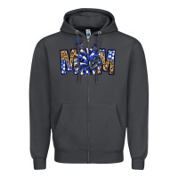 Smoke cheer mom Zipper Hoodie - NancyCooperArtShop