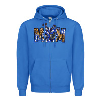True Royal cheer mom Zipper Hoodie - NancyCooperArtShop