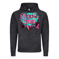 Vintage Black fuck cancer Vintage Hoodie - AdoDesignShop
