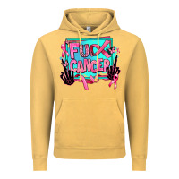 Vintage Mustard fuck cancer Vintage Hoodie - AdoDesignShop