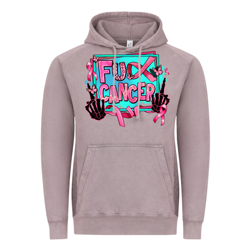 Fuck Cancer Vintage Hoodie by AdoDesignShop | Teevron