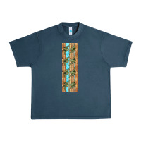 Midnight Navy dinosaur brontosaurus pen wrap Urban Heavy Tee - Artiststas