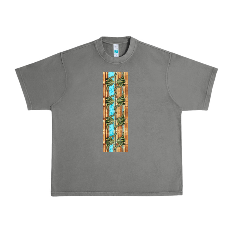Dinosaur Brontosaurus Pen Wrap Urban Heavy Tee by Artiststas | Teevron