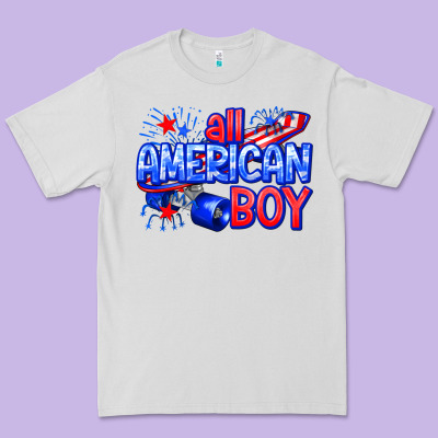 Premium Tee all american boy billie wilder