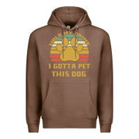 Chestnut Hold My Drink I Gotta Pet This Dog Premium Hoodie - Bettercallsaul