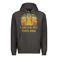 Smoke Hold My Drink I Gotta Pet This Dog Premium Hoodie - Bettercallsaul