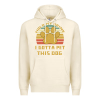 Tofu Hold My Drink I Gotta Pet This Dog Premium Hoodie - Bettercallsaul