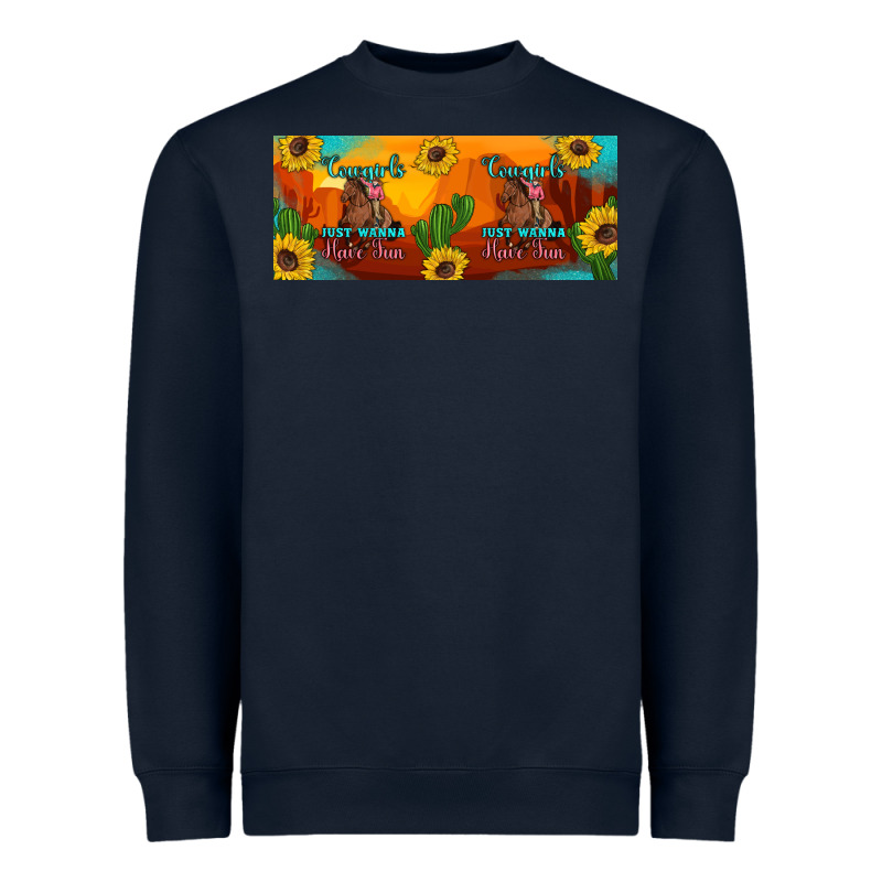 Cowgirls Just Wanna Have Fun Mug 15 Oz Heavyweight Sweatshirt by Artiststas | Teevron