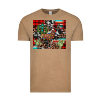 Vintage Coffee christmas reinder Vintage Tee - JahusDesignShop