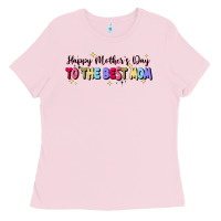 Bubblegum Pink happy mother's to the best mom Ladies Tee - JahusDesignShop
