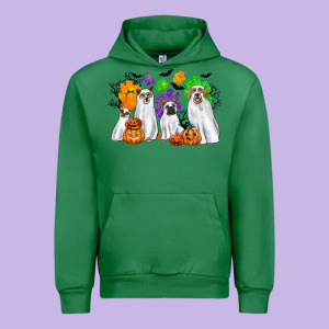 Ghost Dogs Urban Hoodie Designed By Cowgirlartshop