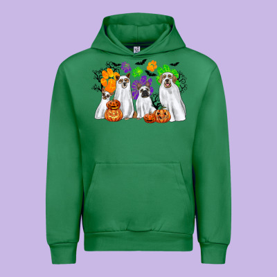 Ghost Dogs Urban Hoodie Designed By Cowgirlartshop
