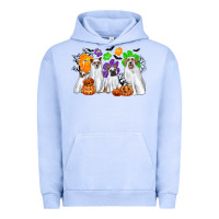 Pigment Grape Ice ghost dogs Urban Hoodie - CowGirlArtShop