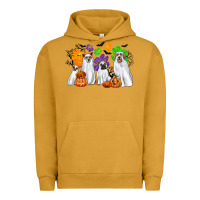 Pigment Peanut Butter ghost dogs Urban Hoodie - CowGirlArtShop