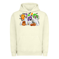 Pigment Pistachio ghost dogs Urban Hoodie - CowGirlArtShop