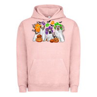 Pigment Salmon ghost dogs Urban Hoodie - CowGirlArtShop