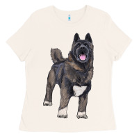Bone American akita Ladies Tee - RanaPortraitStore
