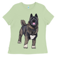 Matcha American akita Ladies Tee - RanaPortraitStore