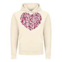 Vintage Artic breast cancer ribbon heart Vintage Hoodie - AdoDesignShop