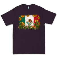 Plum mexican flag Premium Tee - Zillion Design Studio