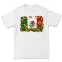 White mexican flag Premium Tee - Zillion Design Studio